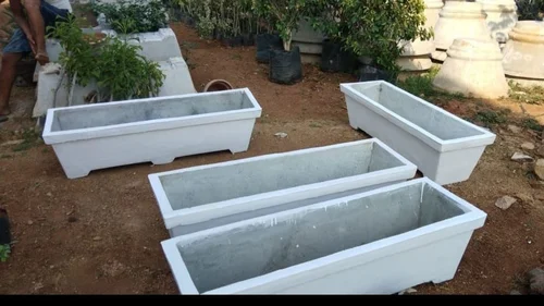 Precast concrete planters