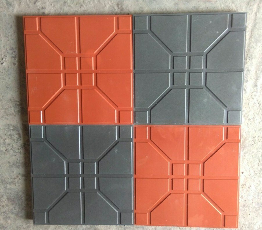 Precast concrete tile