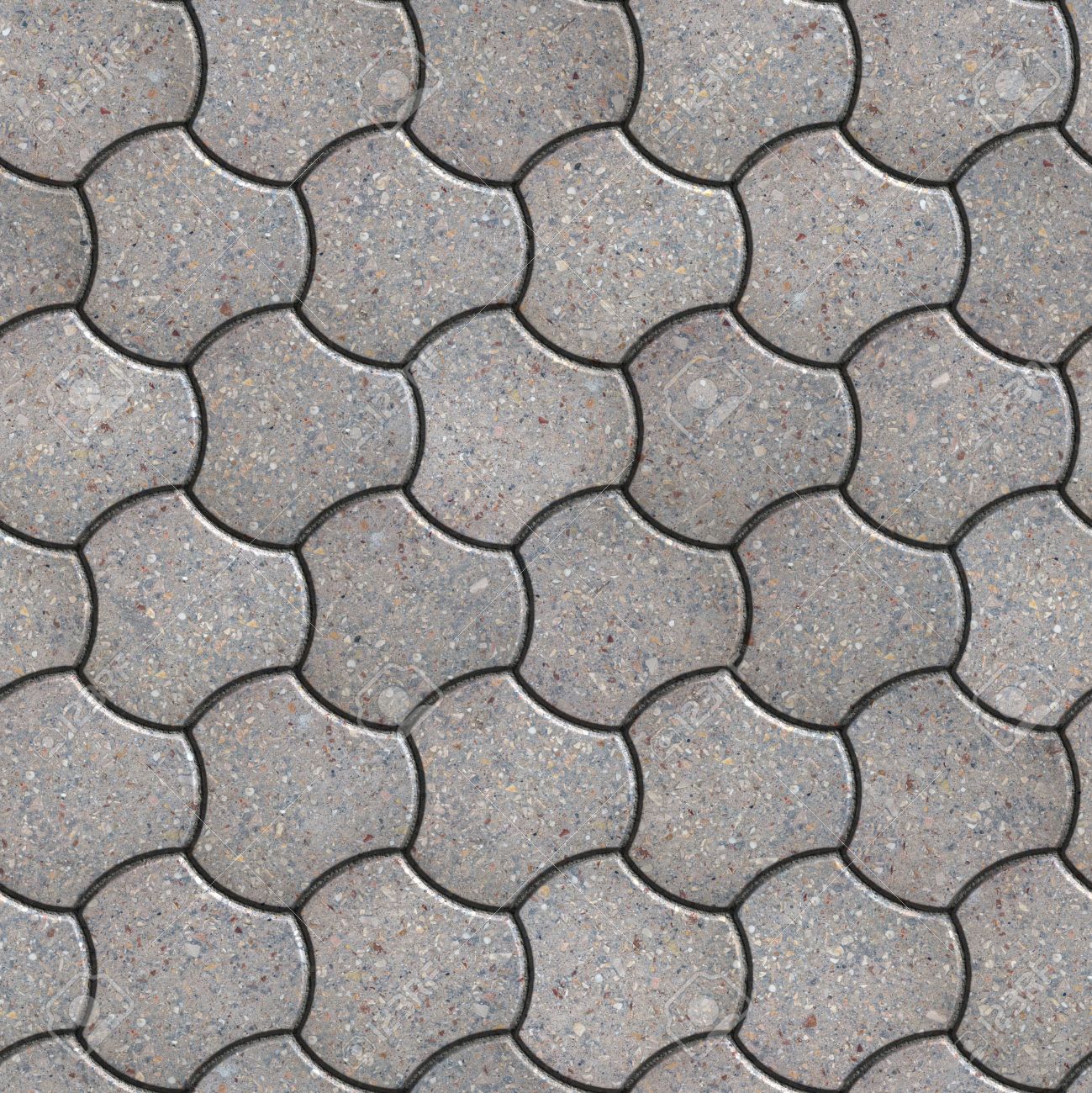 Precast concrete tile pattern