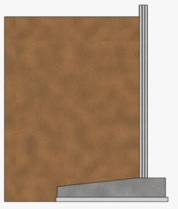 Type 1 retaining wall